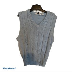 White Oak Sky Blue Knit Vest